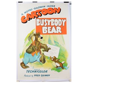 Lot 505 - Busybody Bear (1952) USA One Sheet Poster