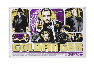 Lot 509 - Goldfinger Limited Poster Print / James Rheem Davis / Signed