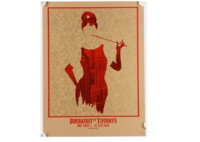 Lot 515 - Breakfast at Tiffany's Poster Print / David O'Daniel / signed