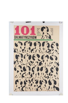Lot 530 - One Hundred and One Dalmatians / 101 Dalmatynczykow Polish Film Poster