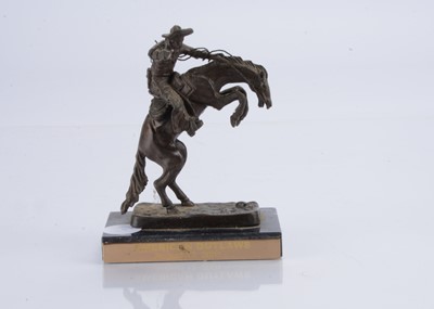 Lot 538 - American Outlaws / Broncho Bust Statuette