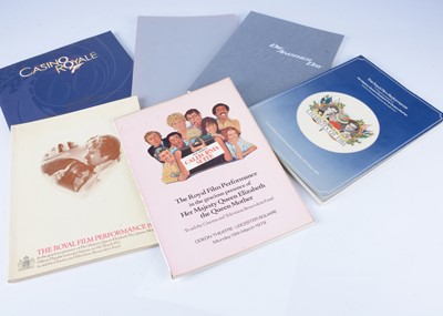 Lot 555 - Royal Film Performance Programmes