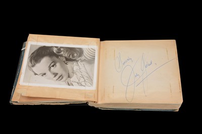 Lot 556 - Autograph Book / Judy Garland / Abbott and Costello / Chico Marx / Pele / Ingrid Bergman plus