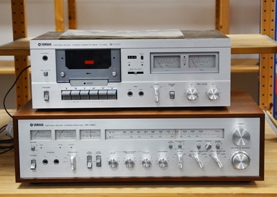 Lot 616 - Yamaha Receiver / Cassette Deck