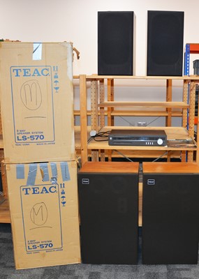 Lot 617 - Teac / Toshiba Speakers / Tuner