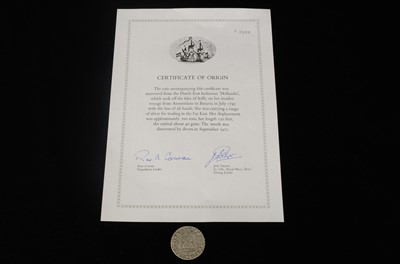 Lot 13 - An 18th century Spanish Empire 8 Reales Style white metal coin