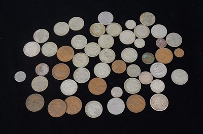 Lot 41 - A small collection of British silver coinage