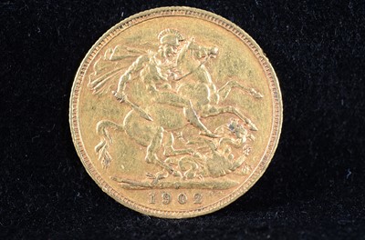 Lot 108 - An Edward VII Full Gold Sovereign