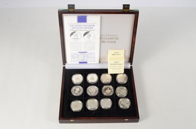 Lot 109 - A collection of twenty three silver proof Crown Size coins