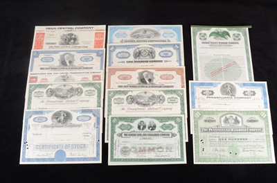 Lot 144 - A collection of fifteen United States Share certificates