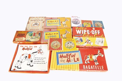 Lot 225 - Muffin the Mule games and books
