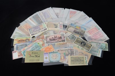 Lot 151 - A collection of world banknotes