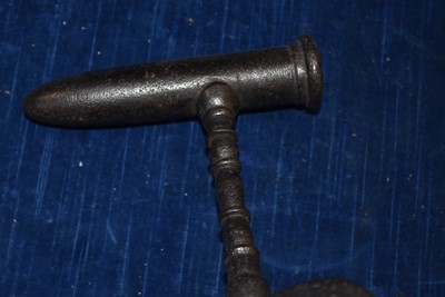 Lot 57 - A group of six Goffering Irons