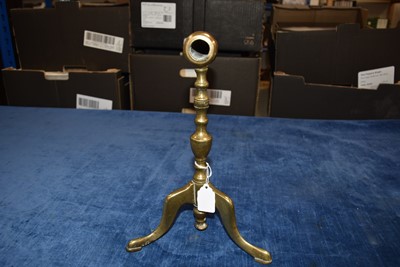 Lot 62 - A small plated Goffering Iron