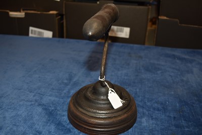 Lot 70 - A Vintage British wooden based Goffering Iron