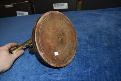 Lot 73 - A brass barrel Goffering Iron
