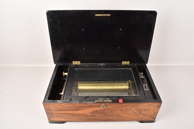 Lot 94 - A 19th Century Music Box by Ami Rivenc