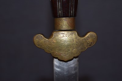 Lot 303 - A Chinese Jian Style sword