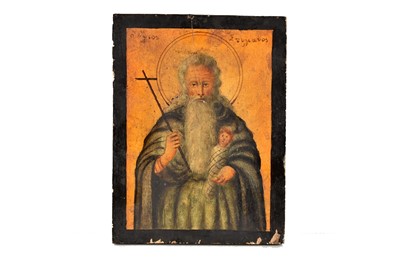 Lot 388 - An Icon of St Stylianos