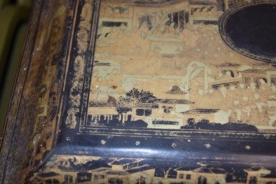 Lot 454 - A large Chinese Tea Caddy