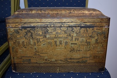 Lot 454 - A large Chinese Tea Caddy