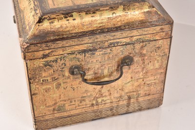 Lot 454 - A large Chinese Tea Caddy