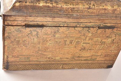 Lot 454 - A large Chinese Tea Caddy