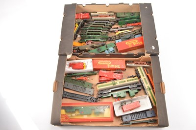 Lot 40 - Tri-ang Battle Space 00 gauge rolling stock including a Turbo Car (37)