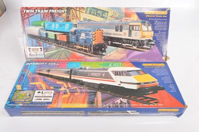 Lot 70 - Hornby 00 gauge Intercity 225 and Twin Train sets in original boxes (2)