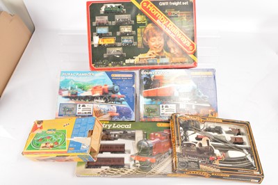 Lot 74 - Hornby Mainline junior sets in original boxes 00 gauge (6)