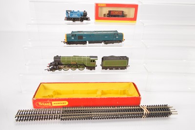 Lot 76 - Hornby 00 gauge Locomotives Wagon and track (qty in 1 box)