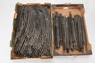 Lot 77 - Hornby 00 gauge System 6 straight and curved tracks (420 pieces approx.)