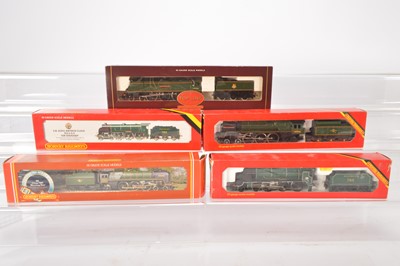 Lot 83 - Hornby 00 gauge Steam Locomotives and tenders in original boxes  (5)