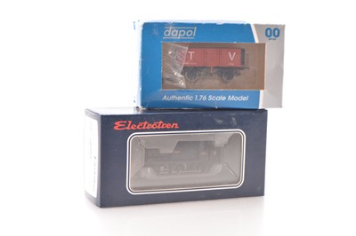 Lot 247 - Electrotren 00 Gauge Taff Vale Saddle Tank and Dapol Taff Vale wagon (2)