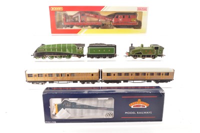 Lot 253 - Hornby Lima and Bachmann 00 Gauge boxed and unboxed LNER Locomotives Coaches Breakdown Crane and BR Diesel (6)