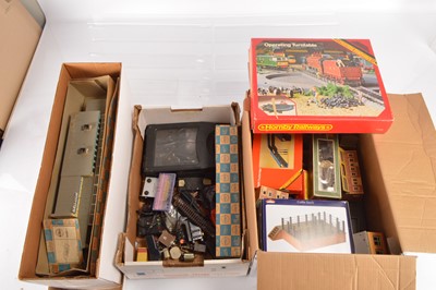Lot 268 - Assorted makes of 00/H0 gauge track accessories Buildings and modelling tools (qty in 3 boxes)