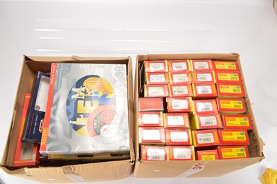 Lot 281 - Hornby Lima Bachmann 00 gauge empty original boxes for locomotives and coaches (66)