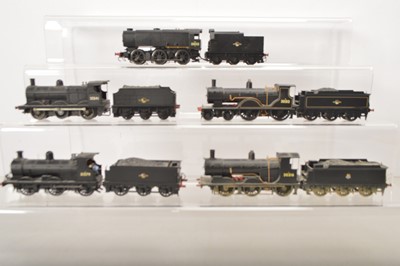 Lot 293 - Hornby Bachmann 00 gauge BR SR black Locomotives and tenders (5)