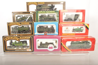 Lot 307 - Airfix Mainline Dapol and other  00 gauge Steam Tank  Locomotives in green liveries in original boxes (10)