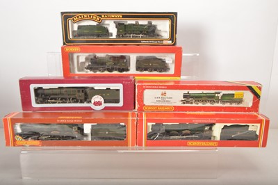 Lot 310 - Dapol Mainline Hornby  00 gauge Steam Locomotives and tenders green liveries in original boxes (6)