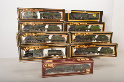 Lot 318 - Mainline Airfix Dapol  00 gauge Steam Locomotives and tenders in original boxes  (9)