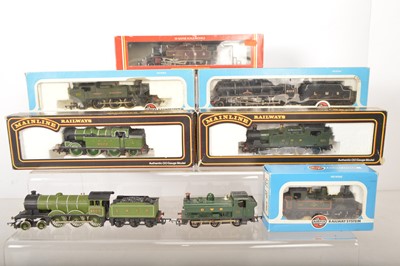 Lot 319 - Mainline Airfix Hornby  00 gauge Steam Locomotives and tenders  (8)