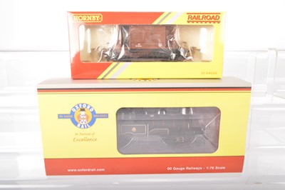 Lot 334 - Oxford Hornby Locomotive and brake van in original boxes  00 gauge (2)