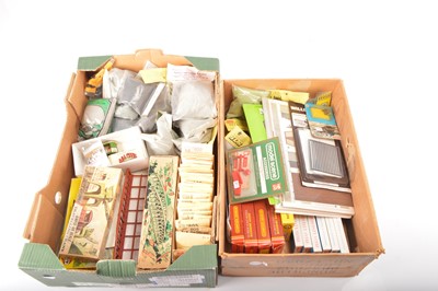 Lot 345 - Scatter materials Buildings Couplings and other 00 gauge accessories in original packaging (qty in 2 boxes)