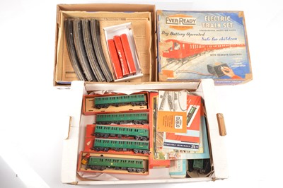 Lot 361 - Tri-ang Ever-ready 00/H0 gauge Multiple units  coaches and accessories (qty in 2 small boxes)