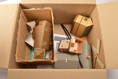 Lot 382 - Very large quantity of 00 gauge track buildings and scenic accessories (qty in 16 boxes)