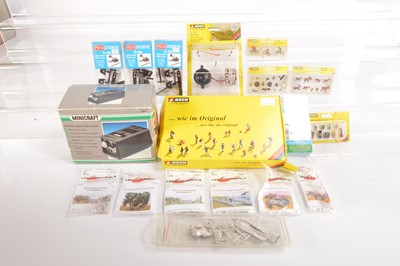 Lot 411 - Noch Peco and other H0/00/0 gauge accessories (qty)