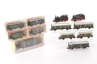 Lot 435 - Fleischmann Lima Marklin and other Locomotives and coaches H0 gauge (12)