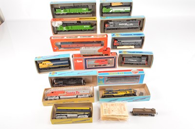 Lot 443 - Bachmann Athearn and other H0 gauge US locomotives (16)