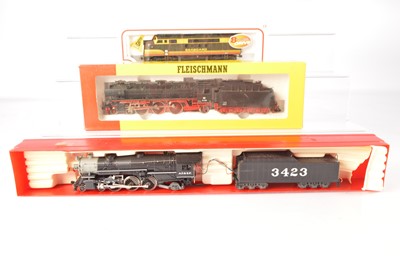 Lot 448 - Fleischmann Bachmann Rivarossi H0 gauge locomotives in original boxes (3)